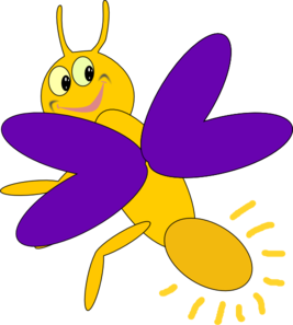 Purple Firefly 5 clip art - vector clip art online, royalty free ...