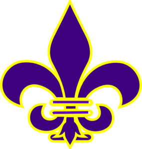 Fleur De Lis Purple clip art - vector clip art online, royalty ...