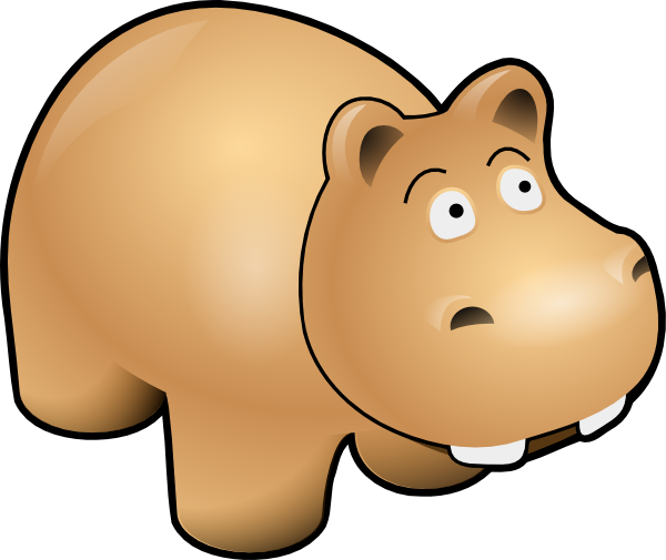 Hippo Clip Art - vector clip art online, royalty free ...