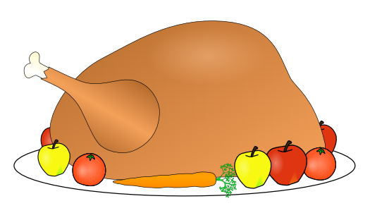 Free Thanksgiving Dinner Clipart - Public Domain Thanksgiving ...