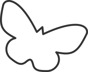 Butterfly Outline Clipart - Free Clipart Images