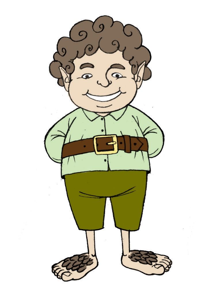 Hobbit Drawing How to draw a hobbit 9 steps