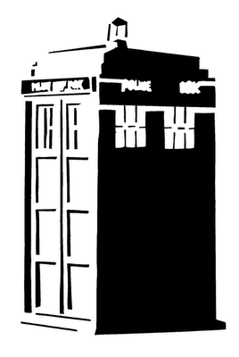 Doodlecraft: Doctor Who Stencil Silhouette Outline Clipart Mania!