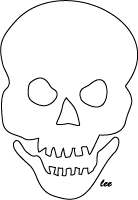 Day of the Dead Skull Face Mask