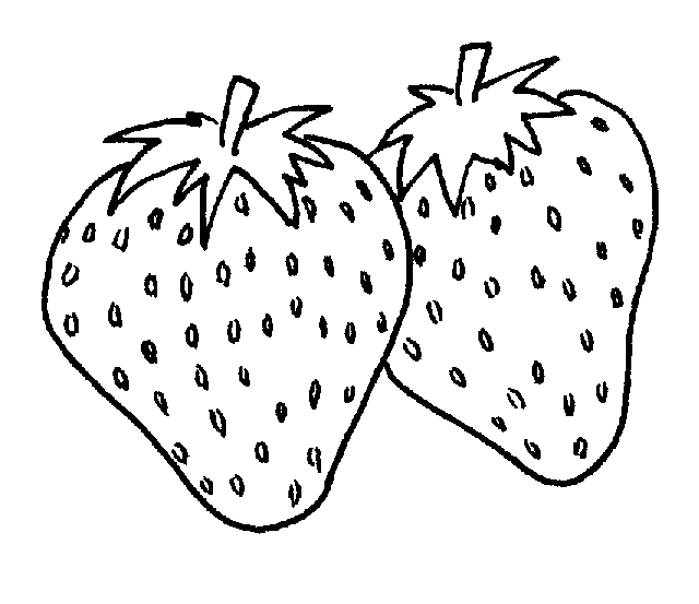 Strawberry Clipart Black And White - Free Clipart ...