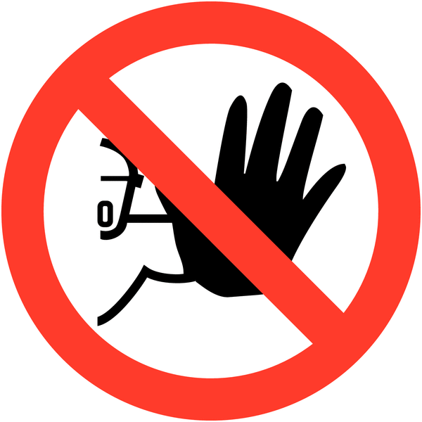 No Entry - Safety Symbol Labels | Seton UK