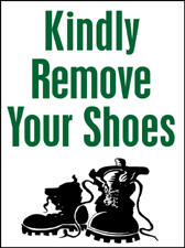 Take off shoes, take shoes off sign, remove shoes, please remove ...