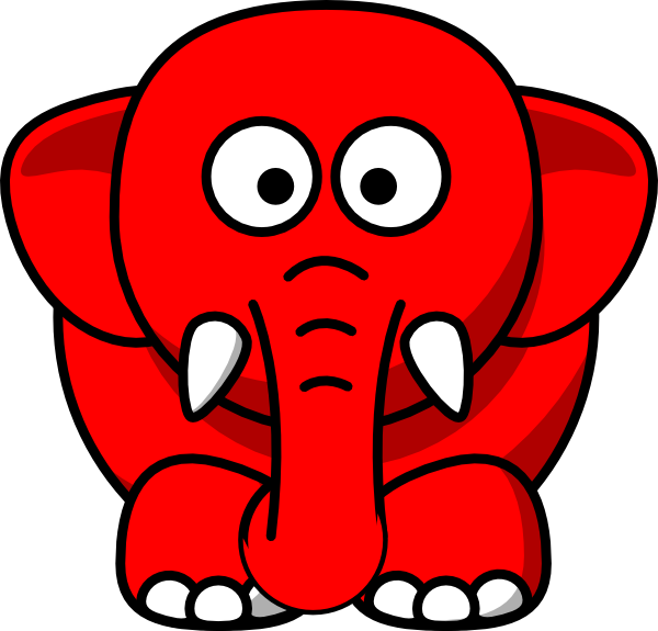 Republican elephant clipart free