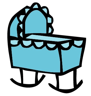 Baby Cradle Clipart