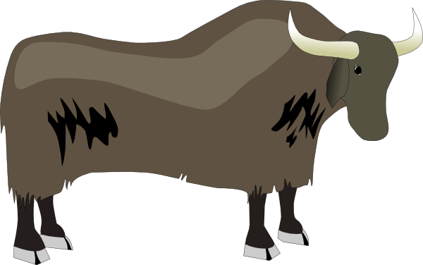 Yak Clip Art - vector clip art online, royalty free ...