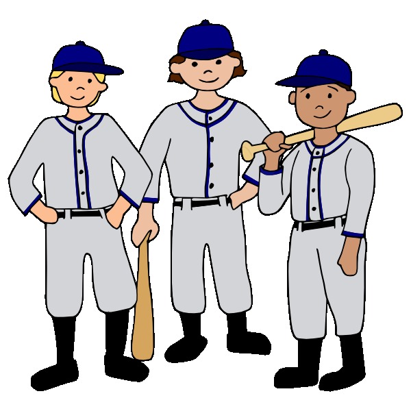 Baseball Team Clip Art | Jos Gandos Coloring Pages For Kids