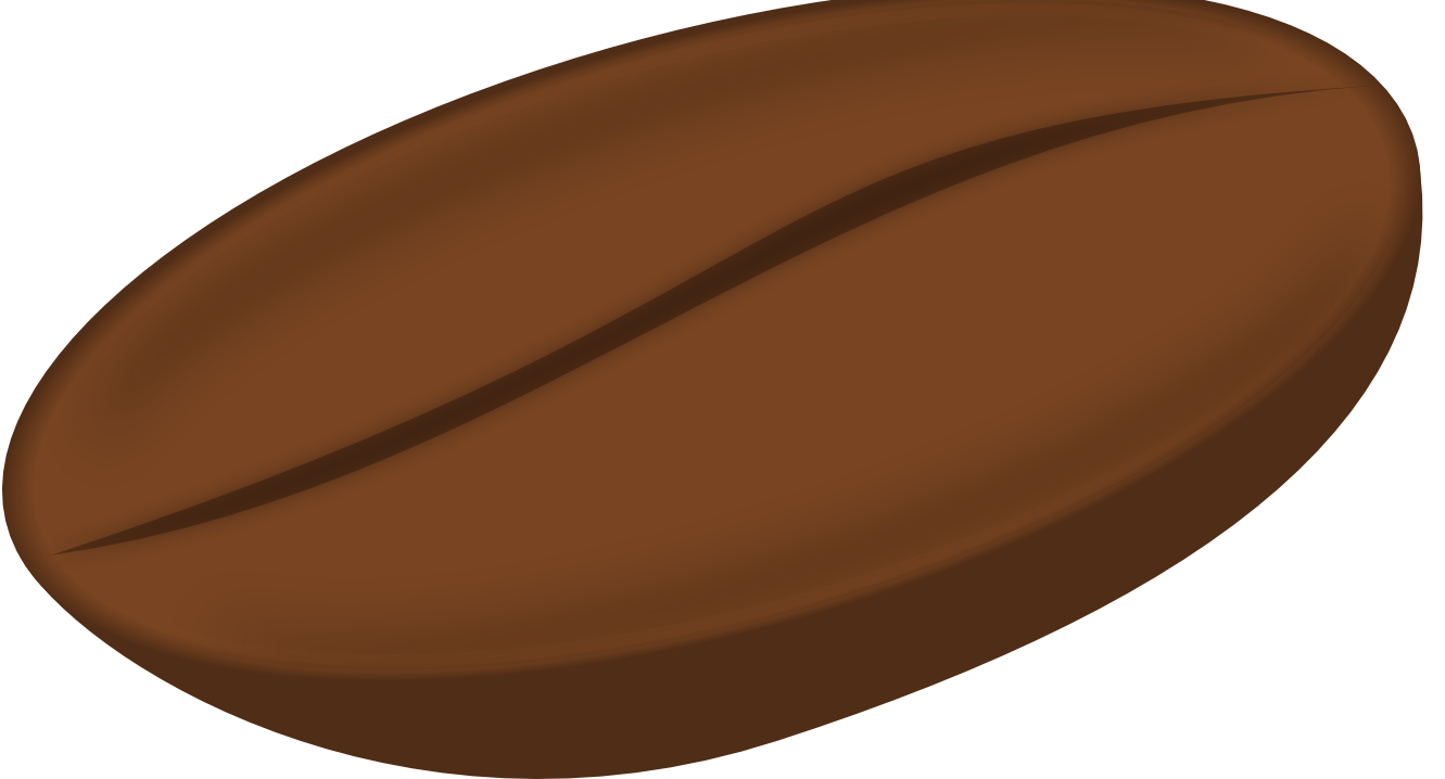 Coffee Bean Clipart Black And White - Free Clipart ...