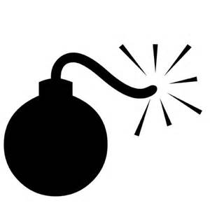 Cartoon Bomb Stencil, Free Stencils for Spray Paint, Screen Print ...