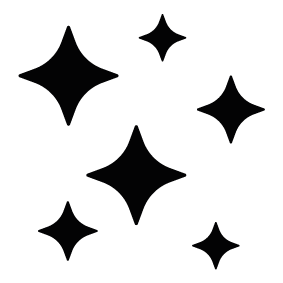 Christmas Stars Silhouette | Silhouette of Christmas Stars