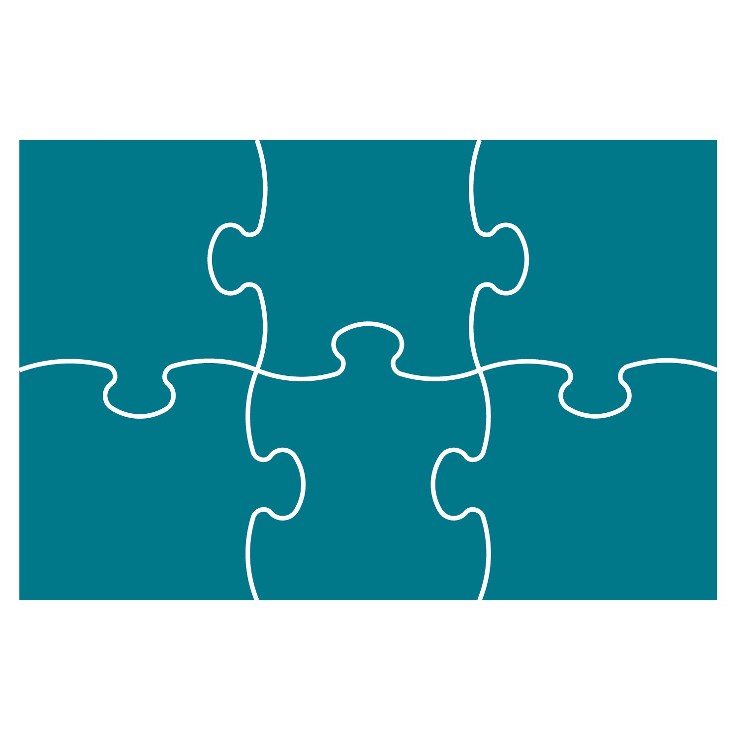 Best Photos of 5 Piece Puzzle Template - Puzzle Pieces Template ...