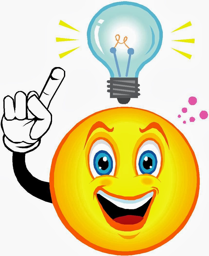Lightbulb thinking clipart