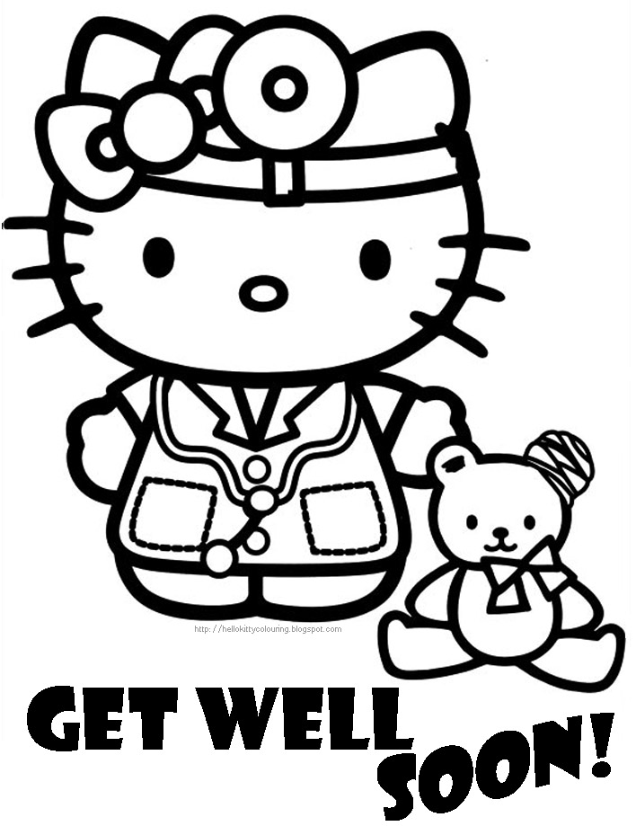 Get Well Coloring Pages Printable 39get Well Soon39 Colouring ...