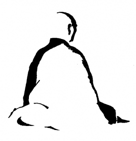 Black And White Buddhist - ClipArt Best