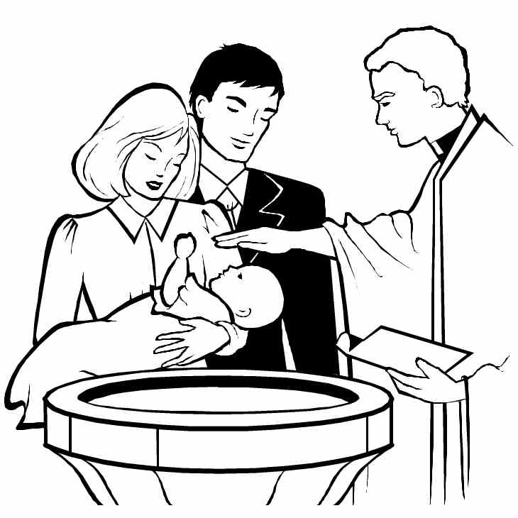 Baptism clipart catholic