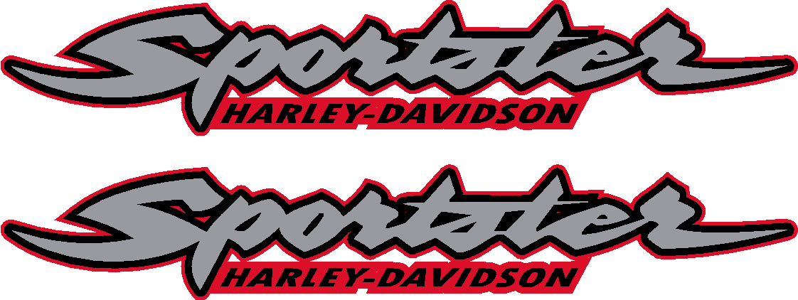 HARLEY DAVIDSON SPORTSTER DECAL 285mm - Collideascope