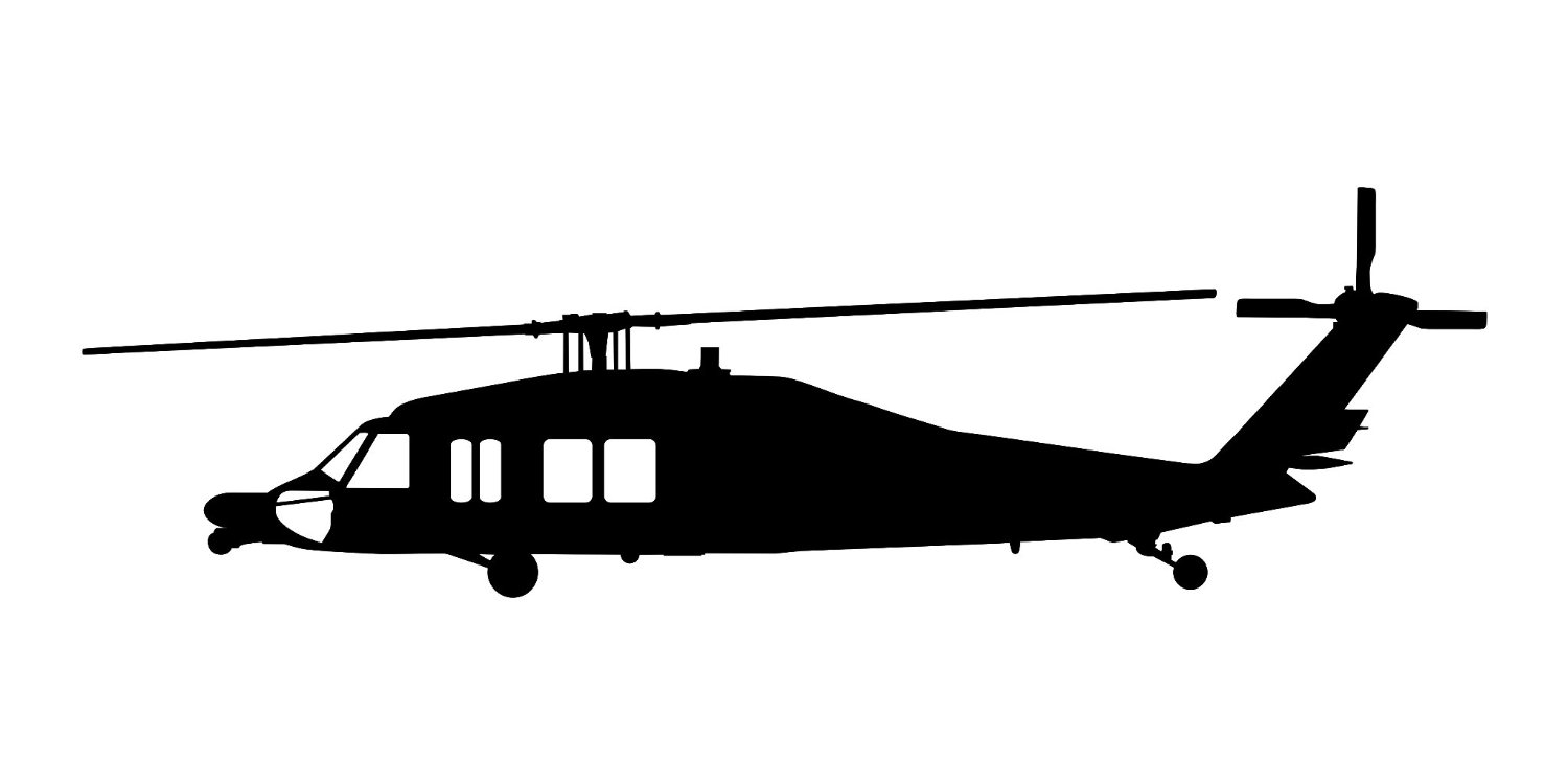 Black Hawk Helicopter Clipart