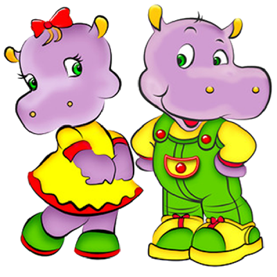 Baby Hippo Clipart