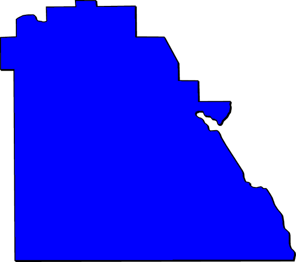 Polk County, "Clipart" Style Maps in 50 Colors