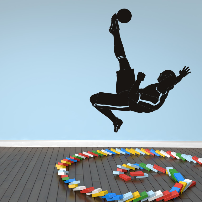 Football Kick Sports AND Hobbies Wall ART Stickers Transfers