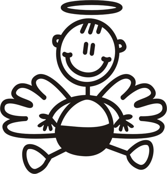 My Family™ Stickers | ABB Angel Baby Boy