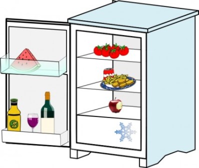 Download Fridge With Food Jhelebrant Clip Art Vector Free ...