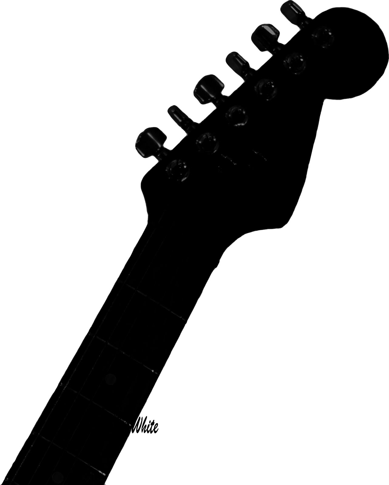 Places and People, My View with A Laugh: Guitar Silhouette Image
