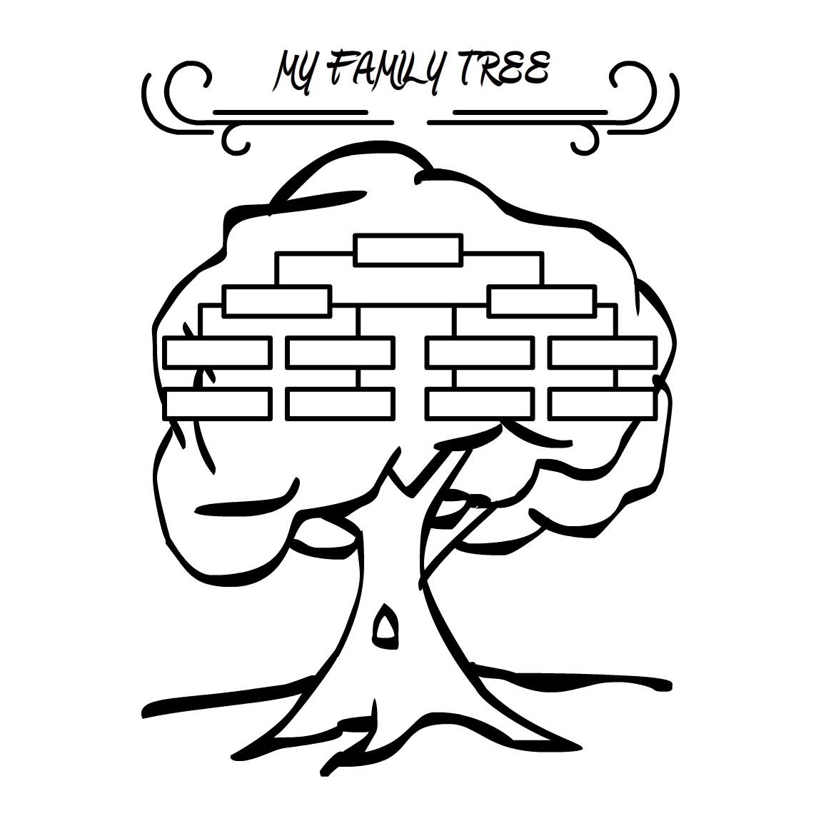 Clip Art Family Tree