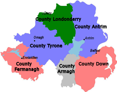 Historical UK Counties Map