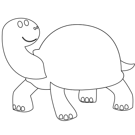 colorful animal turtle tortise black white line art facebook ...