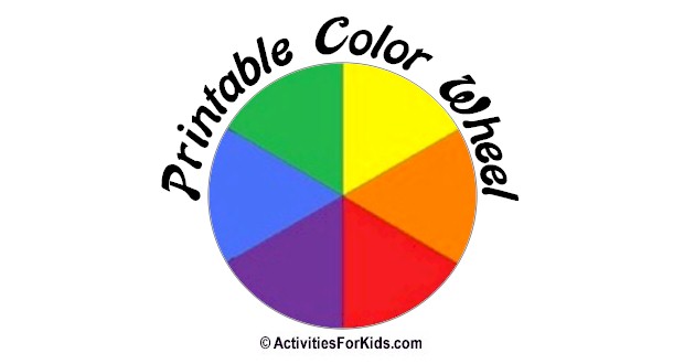 Printable Color Wheel – Activities For Kids