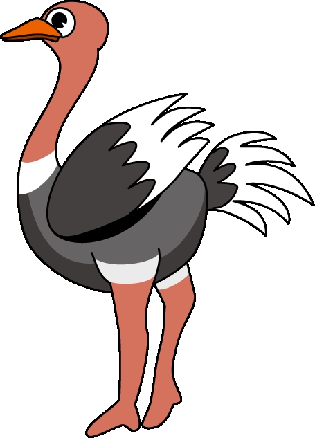 Ostrich Clip Art - eClip Art