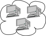 Visio Network Cloud Clip Art Download 1,000 clip arts (Page 1 ...
