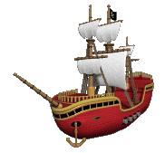 Pirate ship. Stickers. Chiquiplanet. Games for children.
