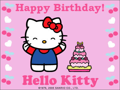 hello kitty happy birthday banner Interior Design Decoration
