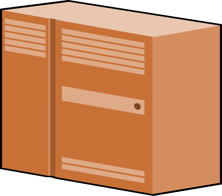 Server box SVG Vector file, vector clip art svg file