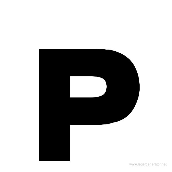 6 Best Images of Free Printable Alphabet Letters P - Large ...