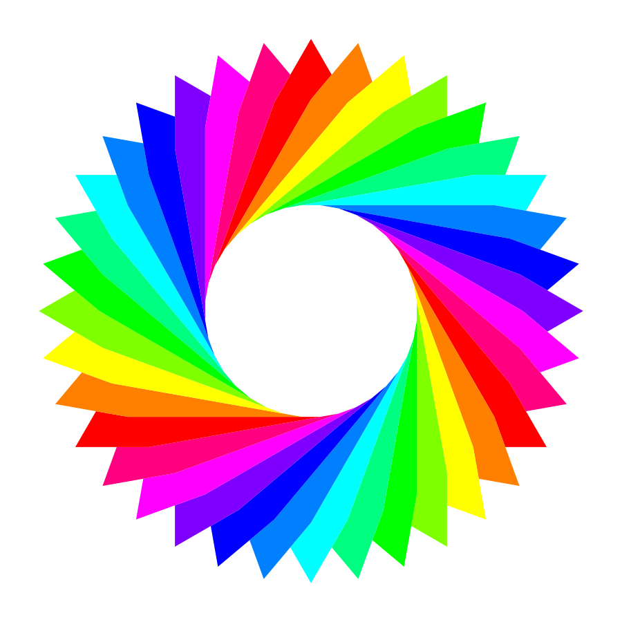 12 color 36 gram triangles large 900pixel clipart, 12 color 36 ...