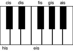 Notation 5: Akzidenzien - Enharmonik - Tonartvorzeichnung