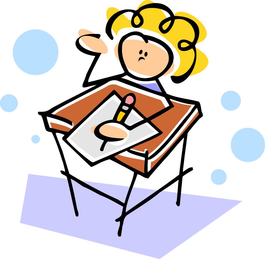 Student Writing Clipart