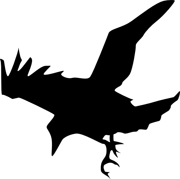 Black Bird Outline - ClipArt Best