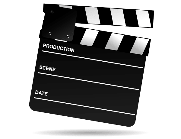 Free Movie Clapper Board Clip Art | 123Freevectors