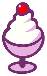 Ice Cream Sundae Clipart Black And White - Free ...