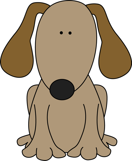 Cartoon Brown Dog Clipart