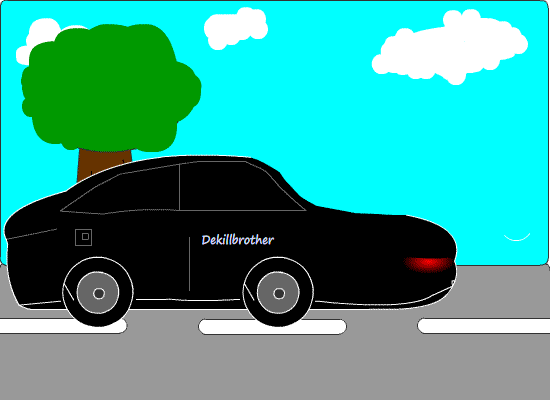 DEKILL BROTHER: Animasi Mobil melaju Macromedia Flash