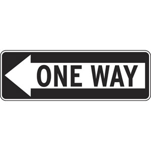 One Way Clipart